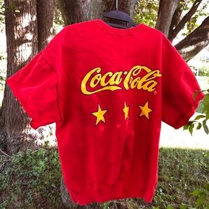 Vintage Coca-Cola Cut-off Sweatshirt🥤